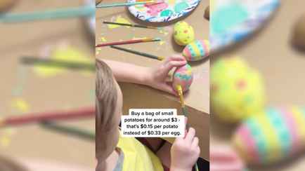 Американцы начали красить к Пасхе картошку вместо яиц. Почему?