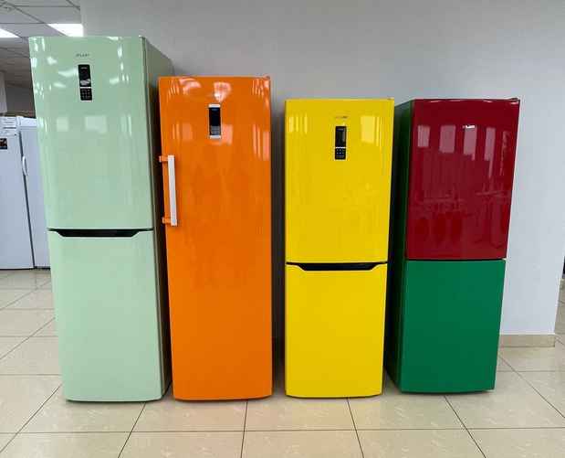 В Беларуси выпускают цветные холодильники - сделать их можно под заказ