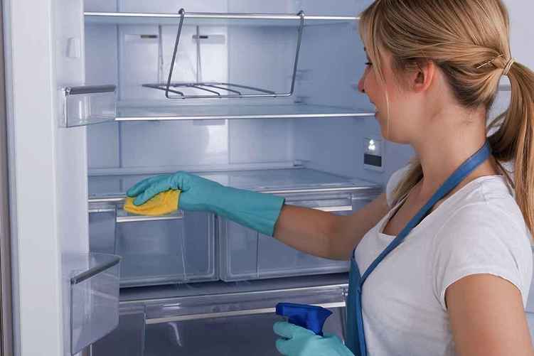 Нельзя мыть холодильник бытовой химией в формате порошка