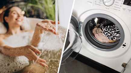 Опасно ли мыться в ванной при включенной стиральной машине? Специалисты «АТЛАНТ» объяснили, в каких домах есть риски