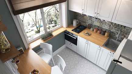 Не только белый и бежевый. Дизайнеры назвали 7 цветов, которые помогут расширить маленькую кухню