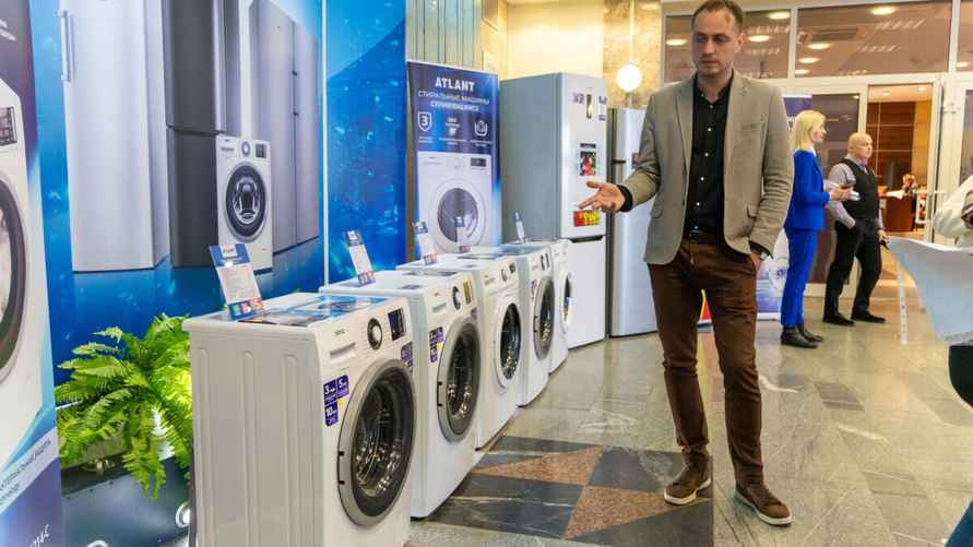 На фото Алексей Мышко, заместитель начальника управления маркетинга и организации продаж ЗАО «АТЛАНТ». Фото Telegraf.news/Алексей Смоленский