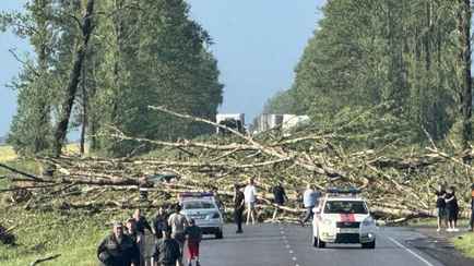 На Витебщине прошел мощный смерч
