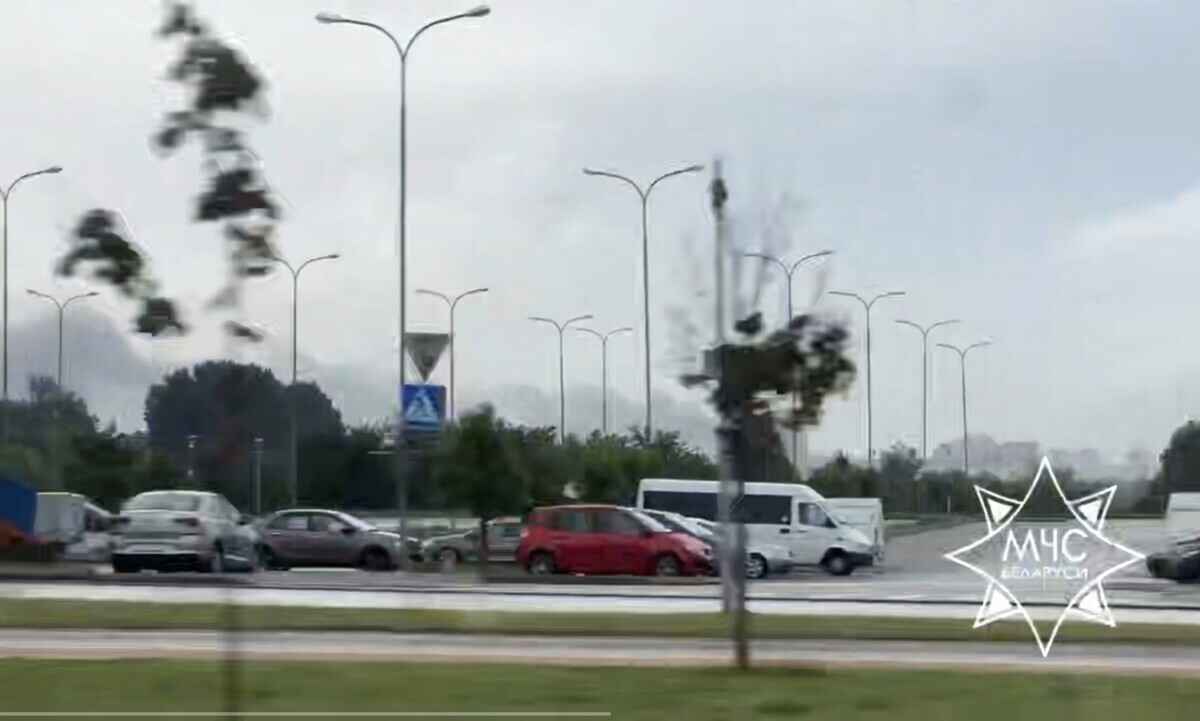 В Минске загорелся завод "Керамин"