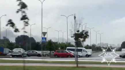 В Минске загорелся завод «Керамин»