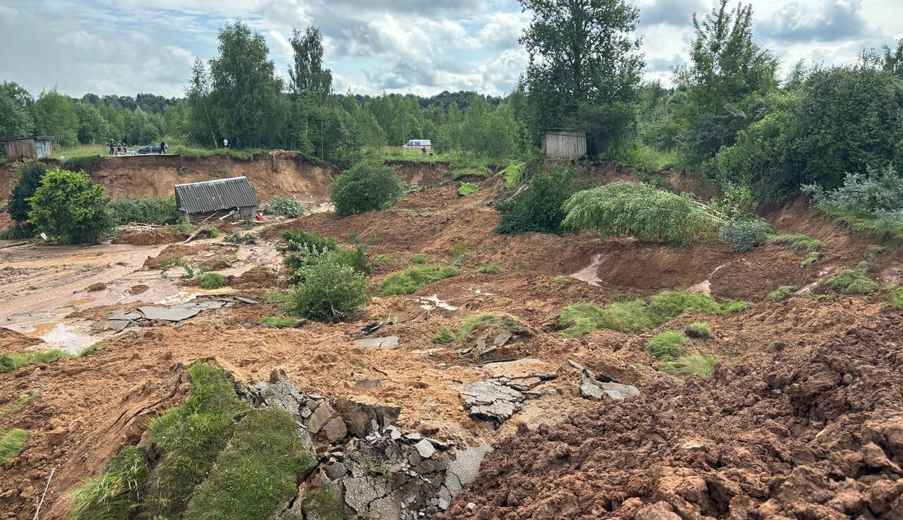 Оползень в Витебске. Появилась новая информация