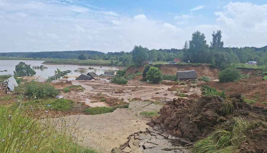 Оползень в Витебске. Появилась новая информация