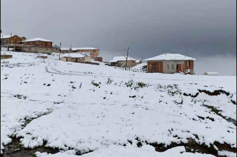 В Турции выпал снег
