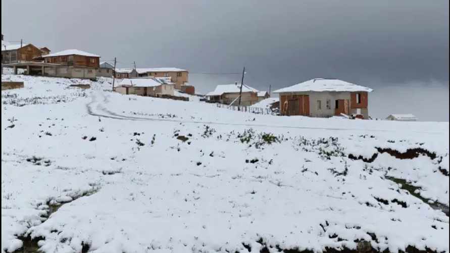 В Турции выпал снег