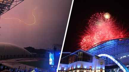 В Витебске с салютом закрыли «Славянский базар». Зрители показали «дополнительные эффекты» на концертах