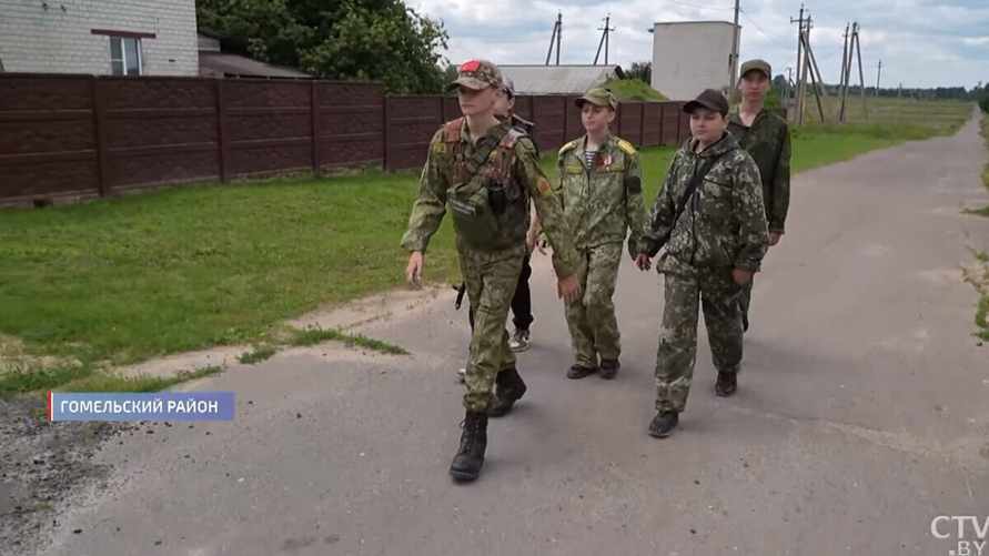 На границе Беларуси с Украиной установили детский блокпост