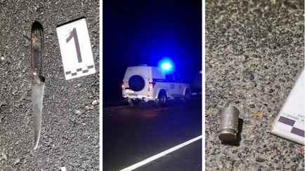 На Брестчине милиция открыла огонь по дебоширу, который пошёл на них с ножом