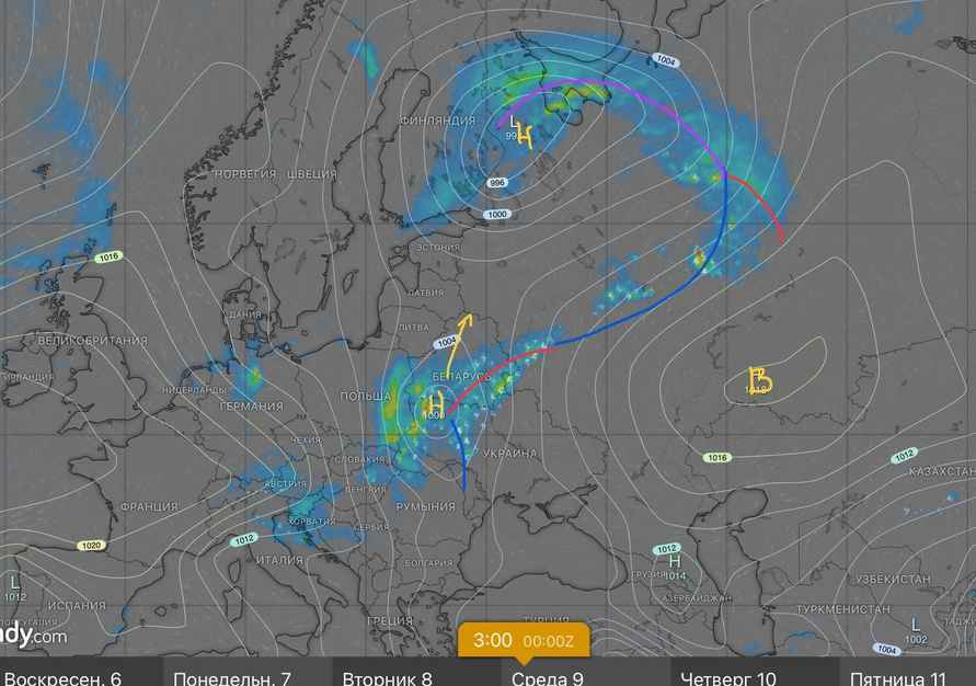 Синоптики предрекли белорусам весёлое начало длинной рабочей недели. Каким районам не поздоровится из-за ливней, а где ждать +35°С?