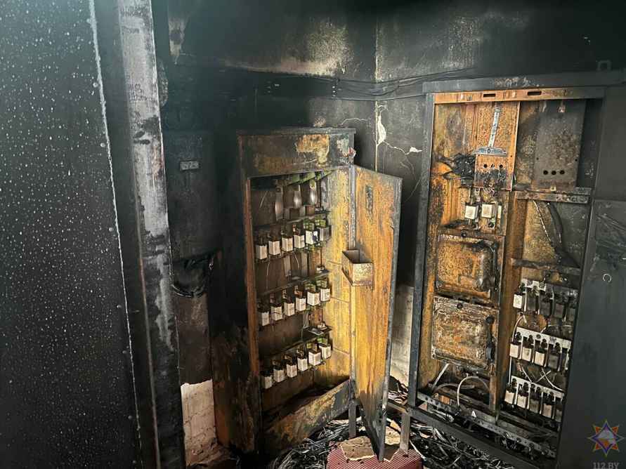 Из-за молнии в школе на Могилёвщине вспыхнул пожар