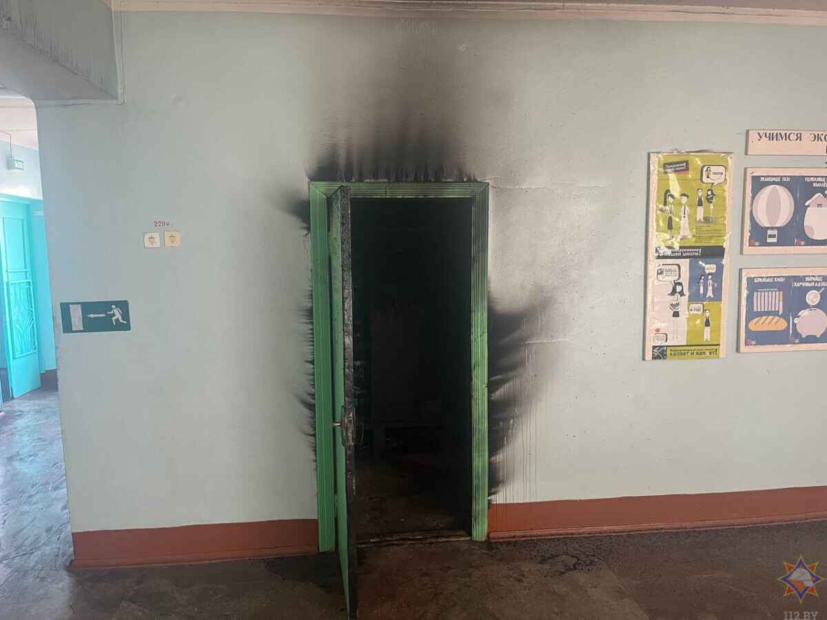 Из-за молнии в школе на Могилёвщине вспыхнул пожар