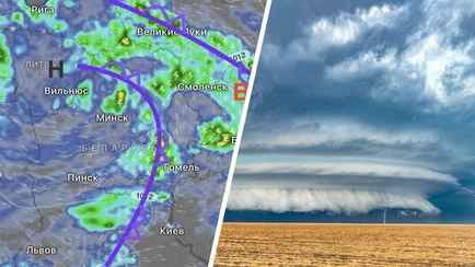 Циклон на подходе. Синоптики предупредили белорусов о вероятности «суперячейковых гроз»
