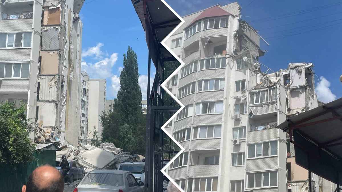 В России из-за взрыва обвалился подъезд жилого дома с первого по 10-й этаж