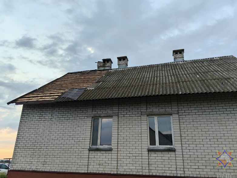Шквал снес кровли 16 домов на Могилевщине и Брестчине