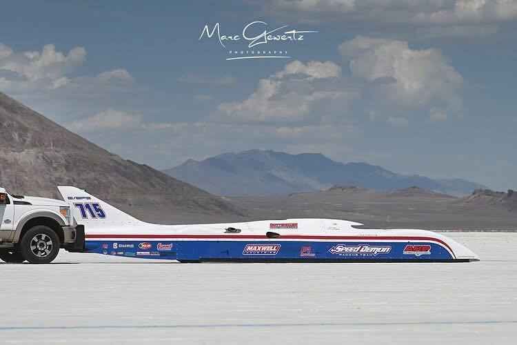 Появилось видео смертельного заезда американского гонщика на скорости 455 км/ч