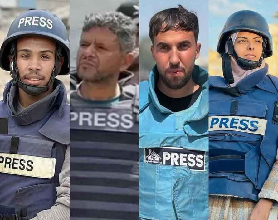 На фото - погибшие журналисты