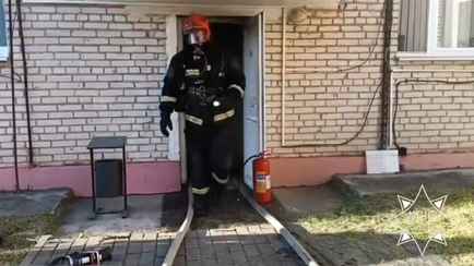 В Слониме горела поликлиника