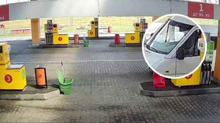 ГАИ Брестчины с помощью камеры на заправке оштрафовала водителя, вышедшего через пассажирскую дверь