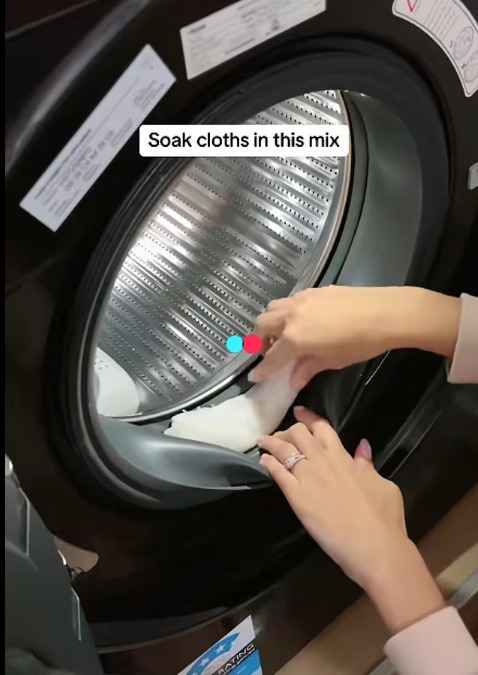 Эксперт по уборке посоветовала домашнее средство из 2 ингредиентов, чтобы избавиться от плесени в манжете стиралки