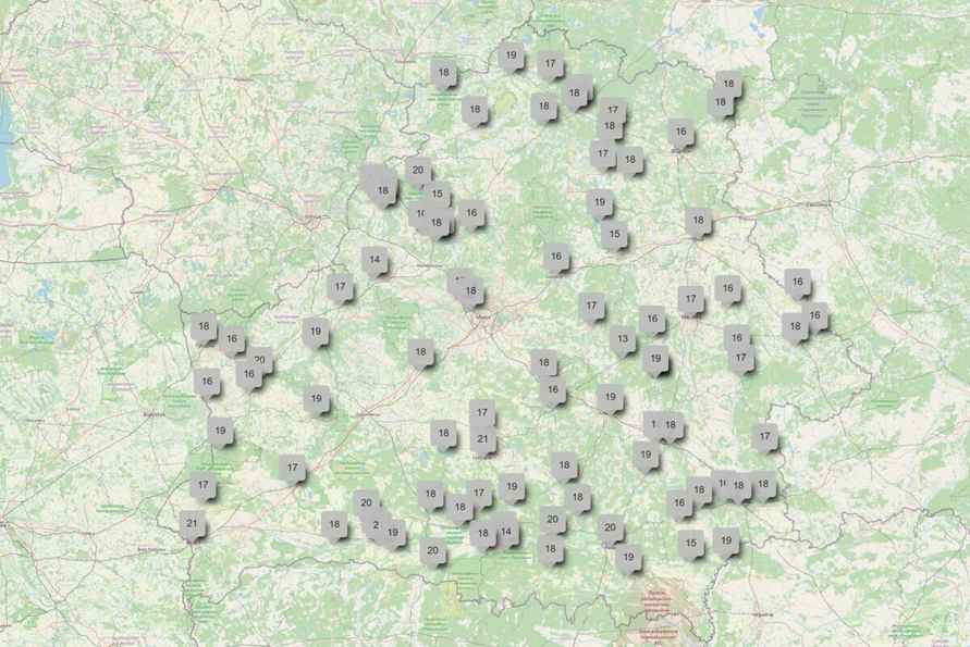 Скриншот: pogoda.by