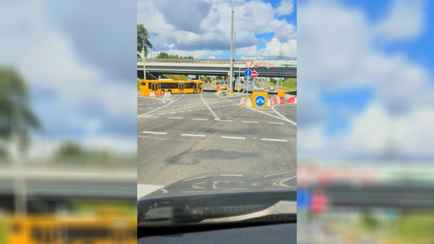 Водитель показал, как проезжать новую «алмазную» развязку в Минске. У зрителей возникли вопросы