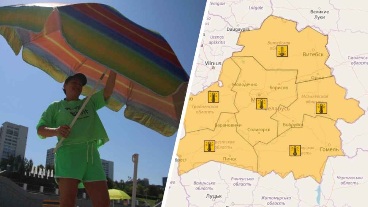Белгидромет продлил и расширил оранжевый уровень из-за жары. В каких областях – опасные грозы?
