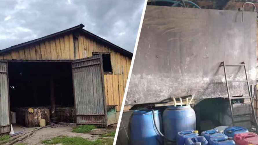 ОБЭП с ОМОНом задержали владельцев нелегального самогонного завода под Молодечно