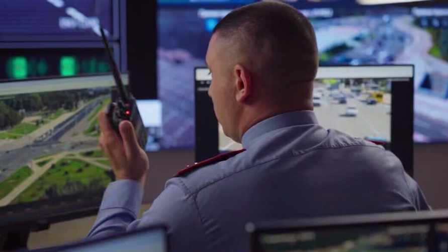 Скриншот видео ГУВД Мингорисполкома