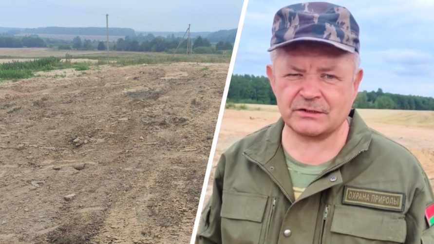 Под Зельвой аграрии сжигали канистры с ядохимикатами прямо в поле. Минприроды отреагировало