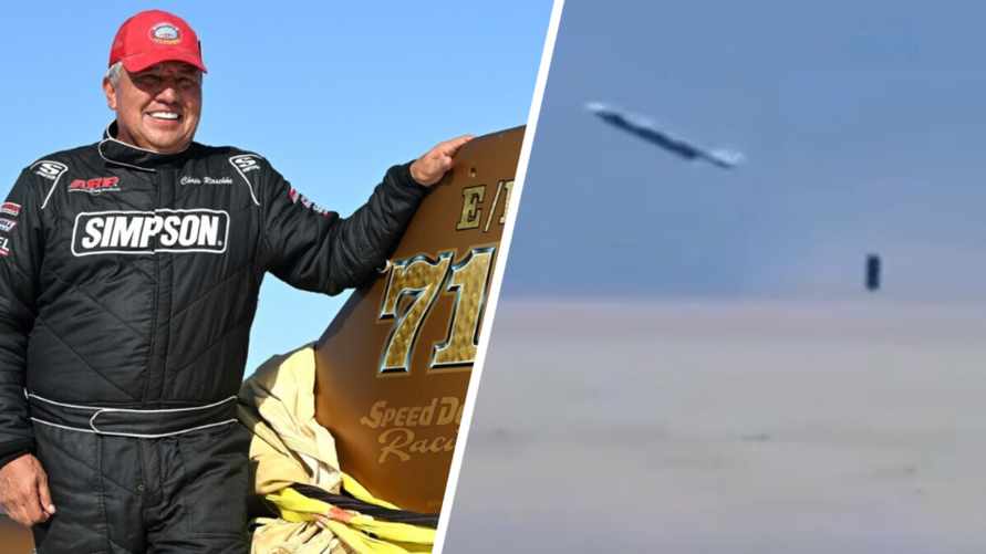 Появилось видео смертельного заезда американского гонщика на скорости 455 км/ч