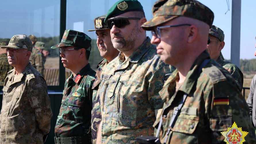 Фото иллюстрационное: наблюдатели на учениях "Боевое братство – 2023" / Минобороны РБ