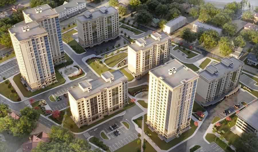 Песочные оттенки и нацорнамент. Минскстрой показал, как будет выглядеть казахстанский квартал