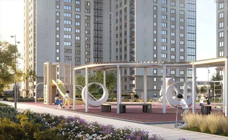 Песочные оттенки и нацорнамент. Минскстрой показал, как будет выглядеть казахстанский квартал