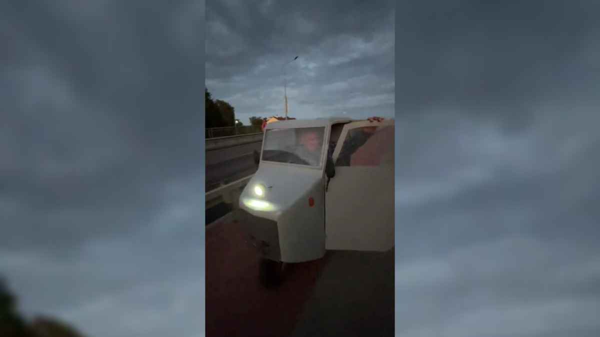 Житель Пинска смастерил из фанеры «луноход» и прославился в TikTok