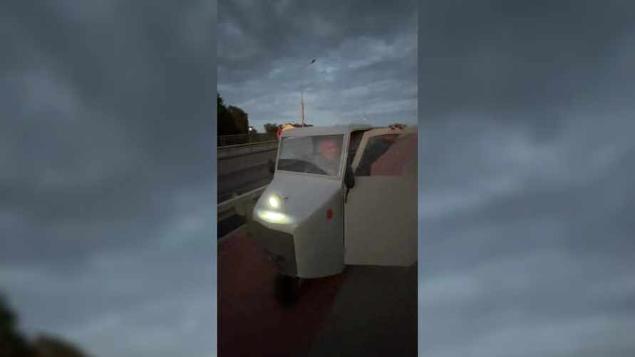 Житель Пинска смастерил из фанеры «луноход» и прославился в TikTok