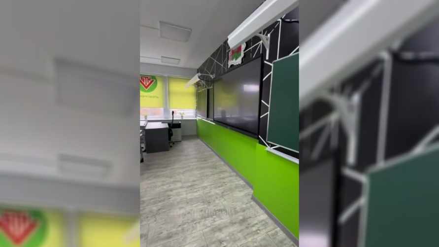 В гимназии Гомеля показали, как выглядит новый «нефтяной класс»