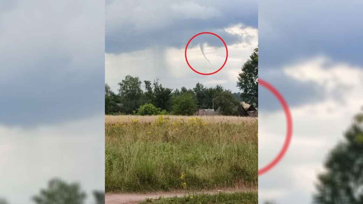 Белорусы заметили под Рогачевом небольшие смерчи