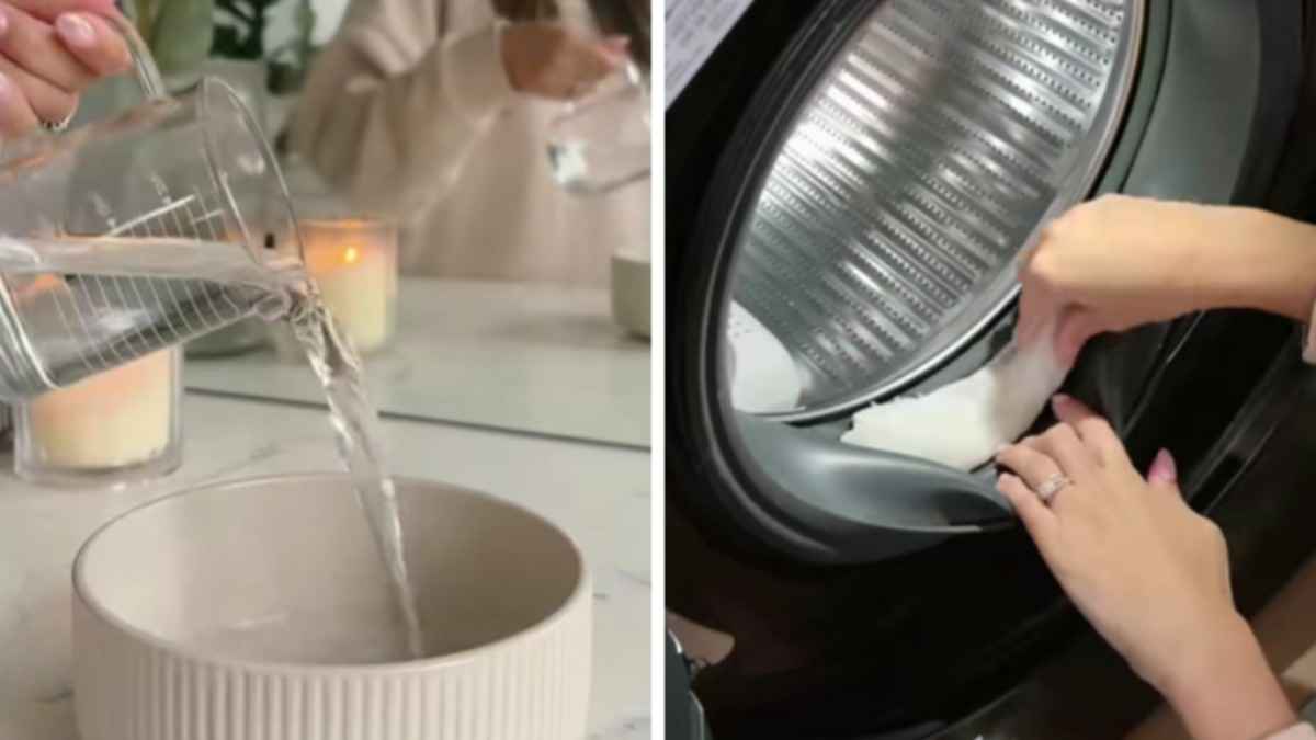 Эксперт по уборке посоветовала домашнее средство из 2 ингредиентов, чтобы избавиться от плесени в манжете стиралки
