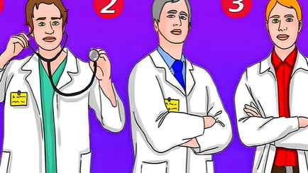 Кто из мужчин на картинке ненастоящий врач? Попробуйте определить за 30 секунд