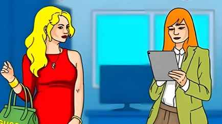 Экспресс-тест на логику. У какой из женщин на картинке меньше денег?