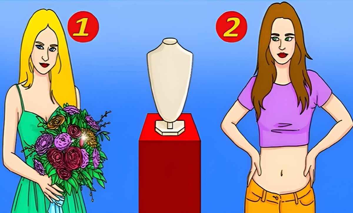 Кто из девушек на картинке украл ожерелье? Попробуйте угадать за 5 секунд