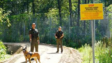 Литва усилила границу с Беларусью отрядами стрелков и армией