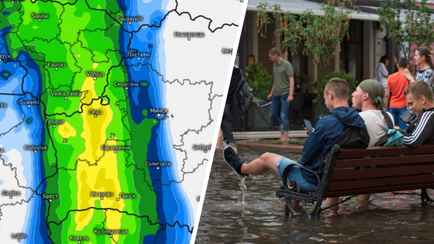 Белгидромет объявил «оранжевую» опасность из-за ливней в двух областях. Где остановится зона дождей?