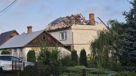 Один из дронов упал на жилой дом в Польше