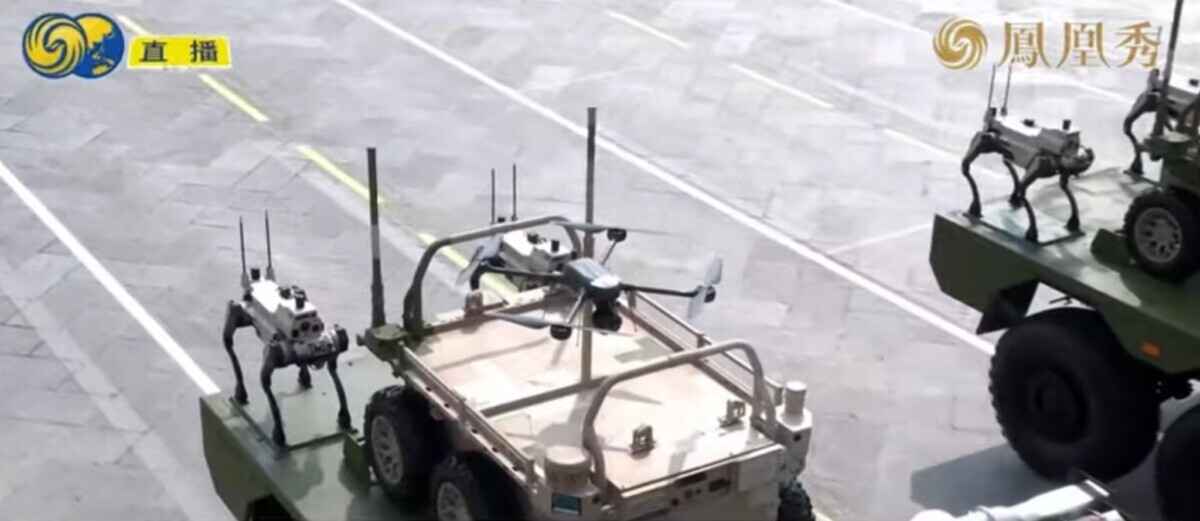 Роботы-волки, новые лазеры и межконтинентальная ядерка. Какое оружие показал Китай на военном параде?