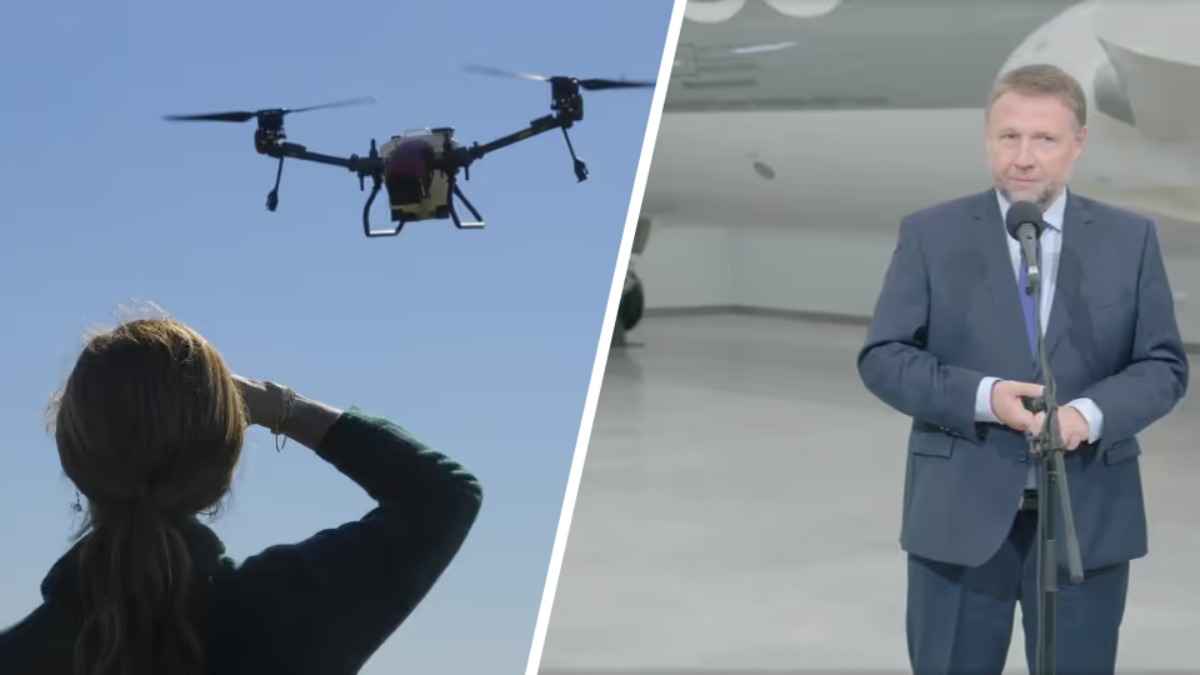 МВД Польши пожаловалось на «повышенную активность белорусских дронов» на границе